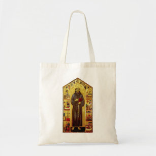 Saint Francis van Assisi Medieval Iconography Tote Bag
