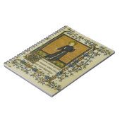 Saint Francis van Assisi Medieval Manuscript Notitieboek (Linkerzijde)