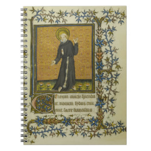 Saint Francis van Assisi Medieval Manuscript Notitieboek