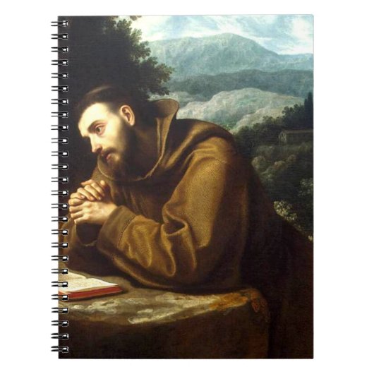 Saint Francis van Assisi Notitieboek (Voorkant)