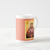 Saint Francis van Assisi Porselein Kop (Voorkant rechts)
