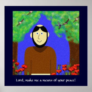 Saint Francis van Assisi Poster