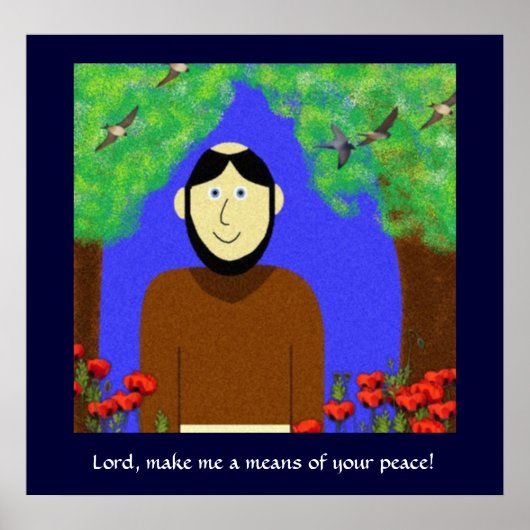 Saint Francis van Assisi Poster (Voorkant)