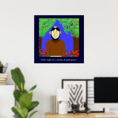 Saint Francis van Assisi Poster (Thuiskantoor)