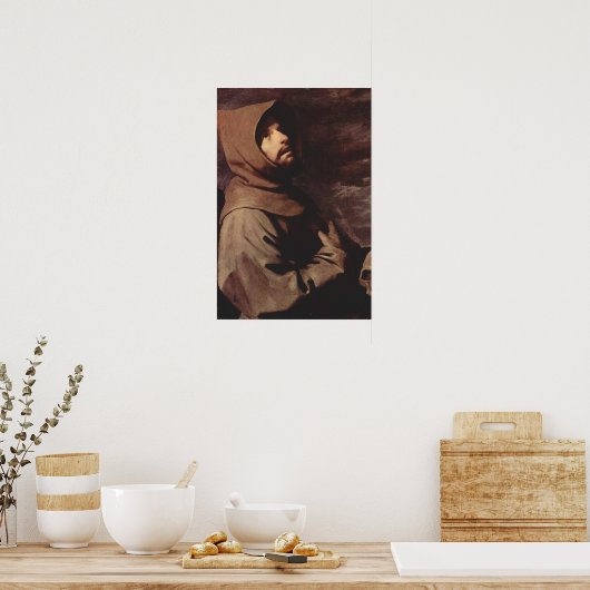 Saint Francis van Assisi Poster (Keuken)