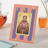 Saint Francis van Assisi Reclamebord Met Voetstuk (Insitu)