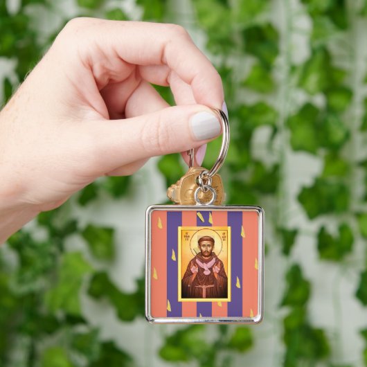 Saint Francis van Assisi Sleutelhanger (Hand)