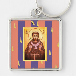 Saint Francis van Assisi Sleutelhanger