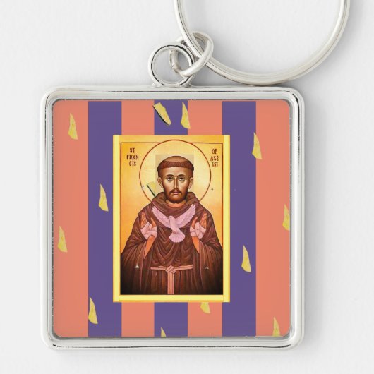 Saint Francis van Assisi Sleutelhanger (Voorkant)