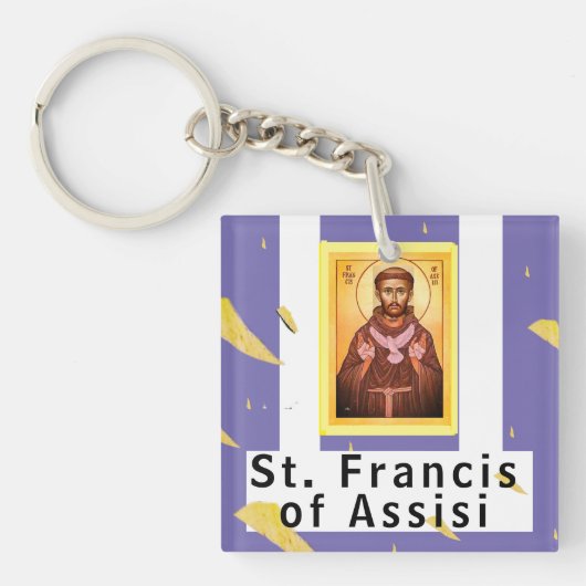 Saint Francis van Assisi Sleutelhanger (voorkant)