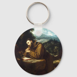 Saint Francis van Assisi Sleutelhanger