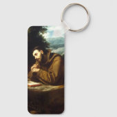 Saint Francis van Assisi Sleutelhanger (Achterkant)