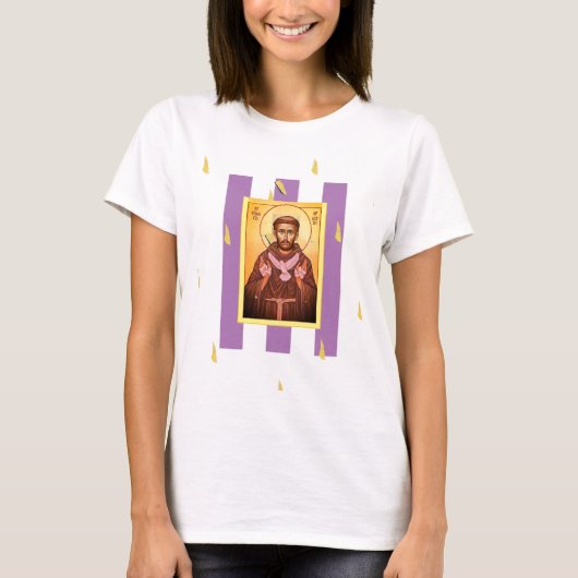 Saint Francis van Assisi T-shirt (Voorkant)