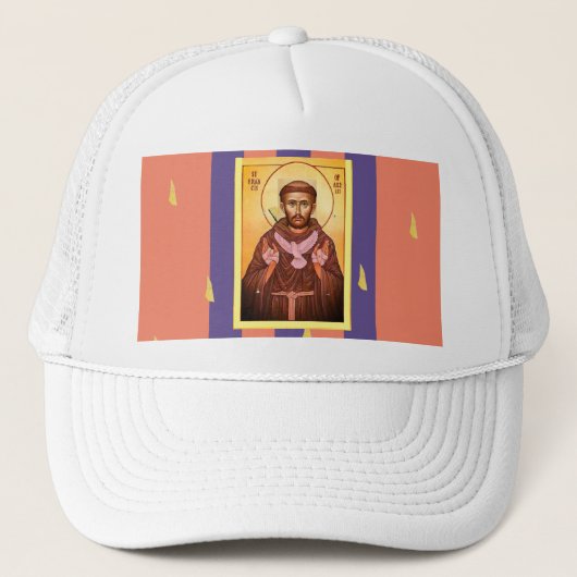 Saint Francis van Assisi Trucker Pet (Voorkant)