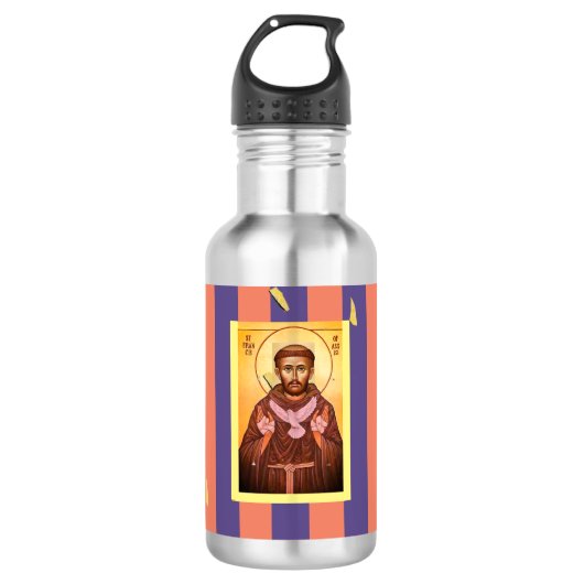 Saint Francis van Assisi Waterfles (Voorkant)