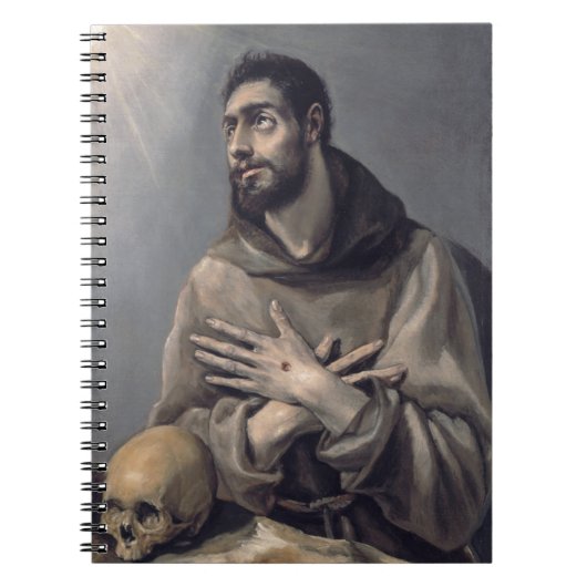 Saint Francis van El Greco Notitieboek (Voorkant)