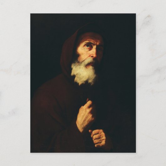 Saint Francis van Paola Briefkaart (Voorkant)