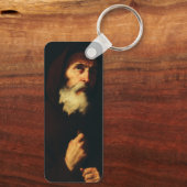 Saint Francis van Paola Sleutelhanger (Achterkant)