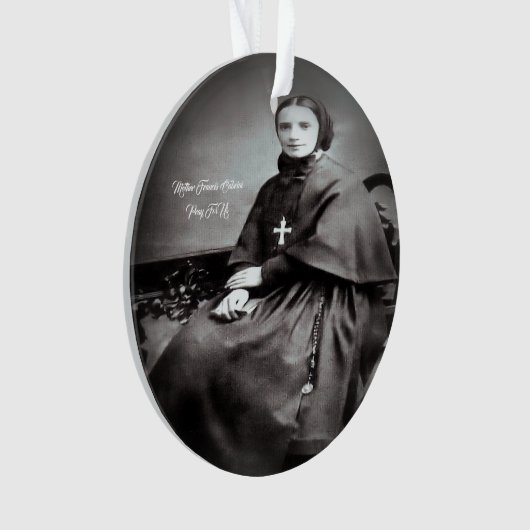 Saint Francis Xavier Cabrini Ornament (voorkant)