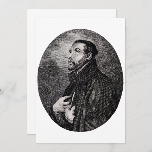 Saint Francis Xavier Kaart (Voorkant / Achterkant)
