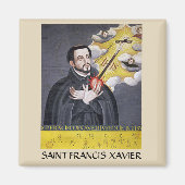 Saint Francis Xavier Portrait Magnet (Voorkant)