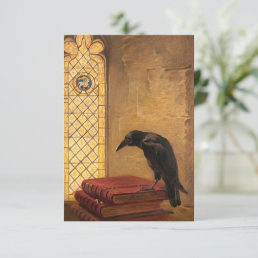 Saint-from Jackdaw van Rheims Raven Briton Riviere Save The Date (Staand voorkant)