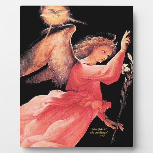 Saint Gabriel de Archangel Fotoplaat (Voorkant)