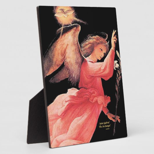 Saint Gabriel de Archangel Fotoplaat (Zijkant)