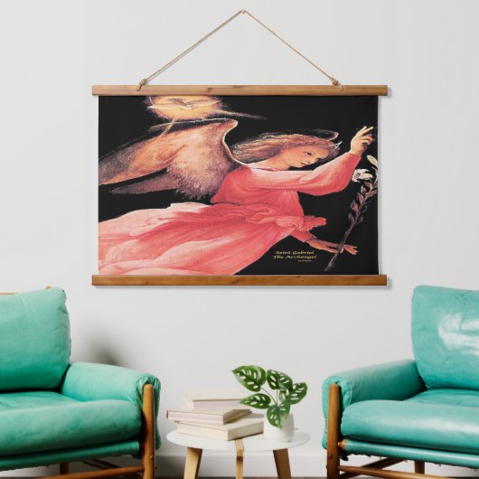 Saint Gabriel de Archangel Hangend Wandkleed (Woonkamer)