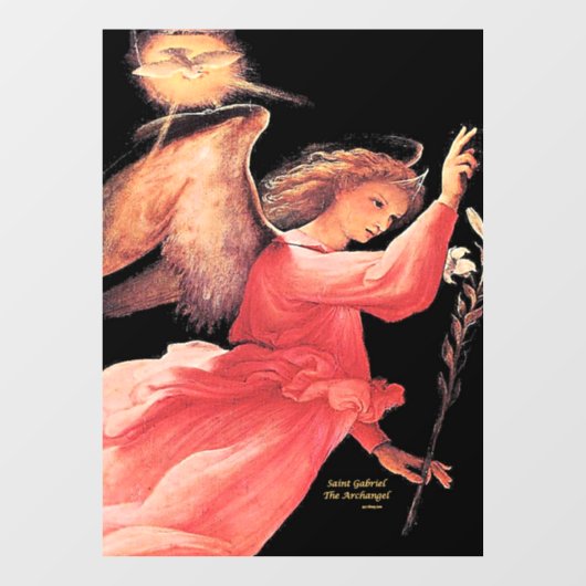 Saint Gabriel de Archangel Raamsticker (Vel)