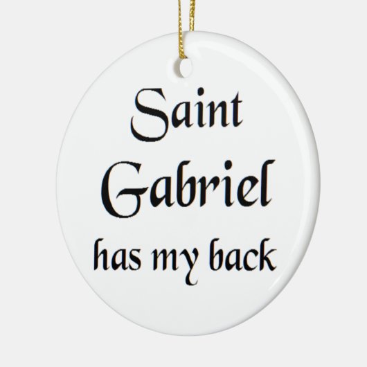 saint gabriel keramisch ornament (Links)