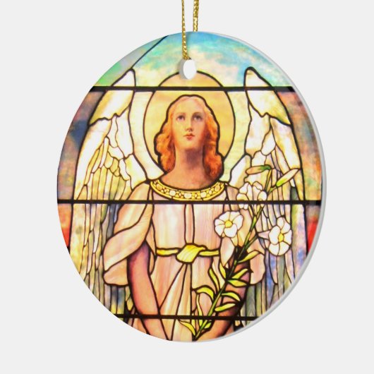 Saint Gabriel Keramisch Ornament (Links)