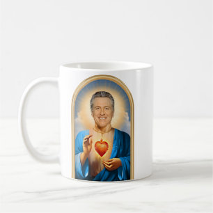Saint Gavin Newsom Gebed Koffiemok