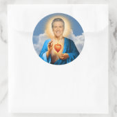 Saint Gavin Newsom Gebedskaars Ronde Sticker (Tas)