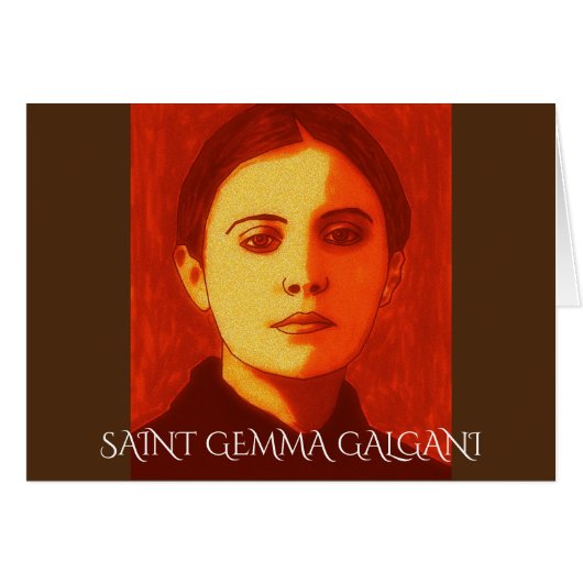 SAINT GEMMA GALGANI (Voorkant Horizontaal)