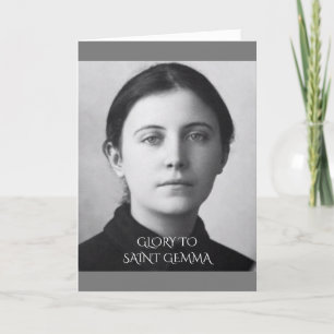 Saint Gemma Galgani Feestdagen Kaart