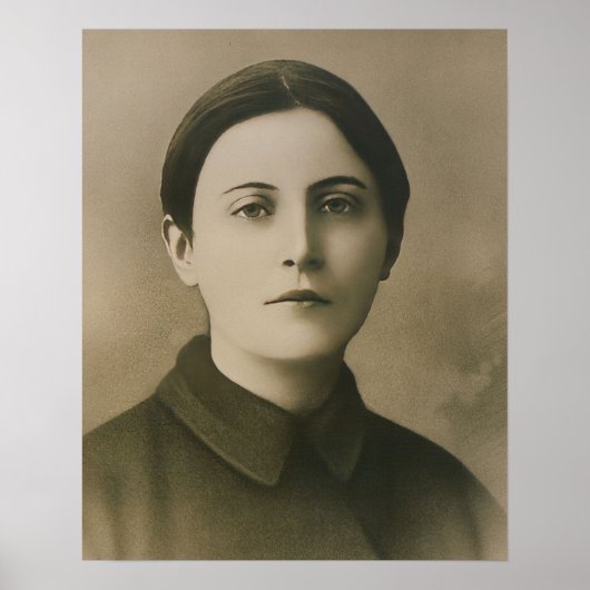 Saint Gemma Galgani: Italiaans-katholieke Saint Poster (Voorkant)