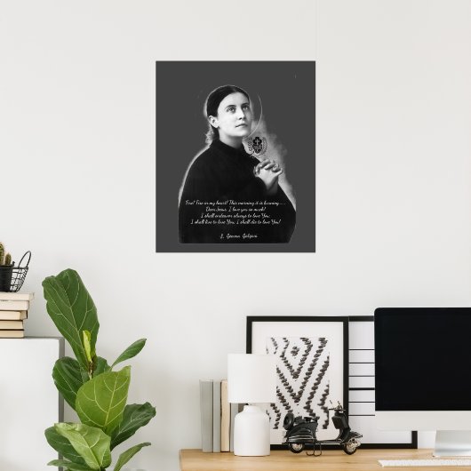SAINT GEMMA GALGANI POSTER (Thuiskantoor)