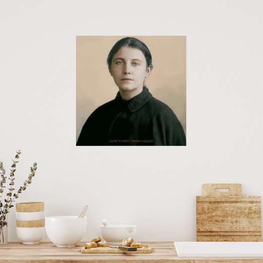 SAINT GEMMA GALGANI POSTER (Keuken)
