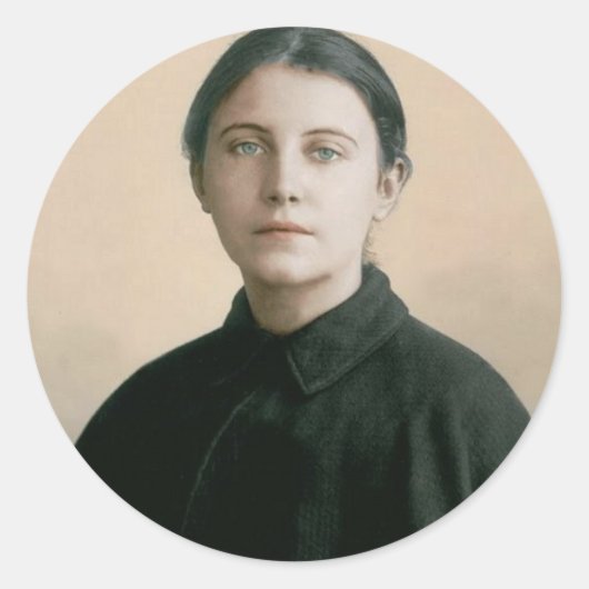 SAINT GEMMA GALGANI RONDE STICKER (Voorkant)