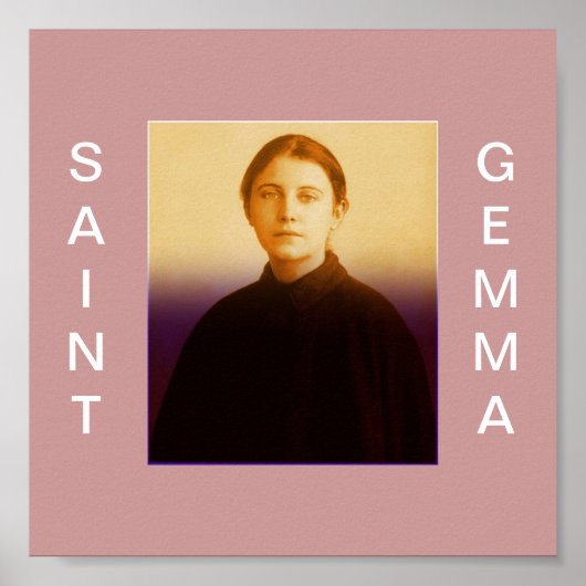 SAINT GEMMA POSTER (Voorkant)
