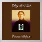 SAINT GEMMA-POSTER POSTER (Voorkant)