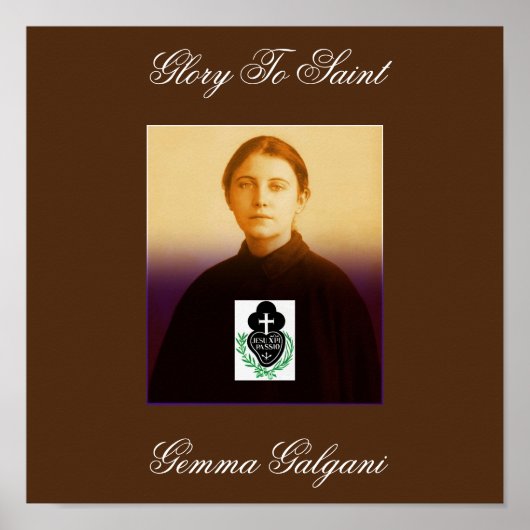 SAINT GEMMA-POSTER POSTER (Voorkant)