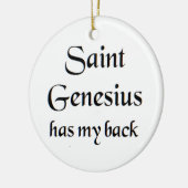 saint genesius keramisch ornament (Links)