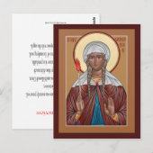 Saint Genevieve Prayer-kaart Briefkaart (Voorkant / Achterkant)