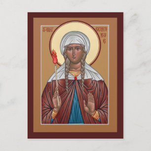 Saint Genevieve Prayer-kaart Briefkaart