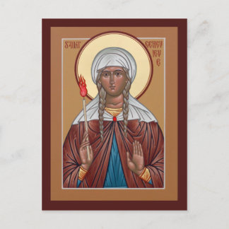Saint Genevieve Prayer-kaart Briefkaart