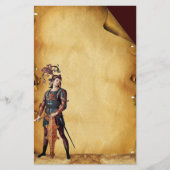 SAINT GEORGE ANTIEK PERKAMENT BRIEFPAPIER (Voorkant)