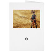 Saint George, bruin perkament (Achterkant)