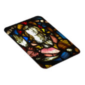 Saint George de Drakenlaag in Glas in lood Magneet (Rechterzijde)